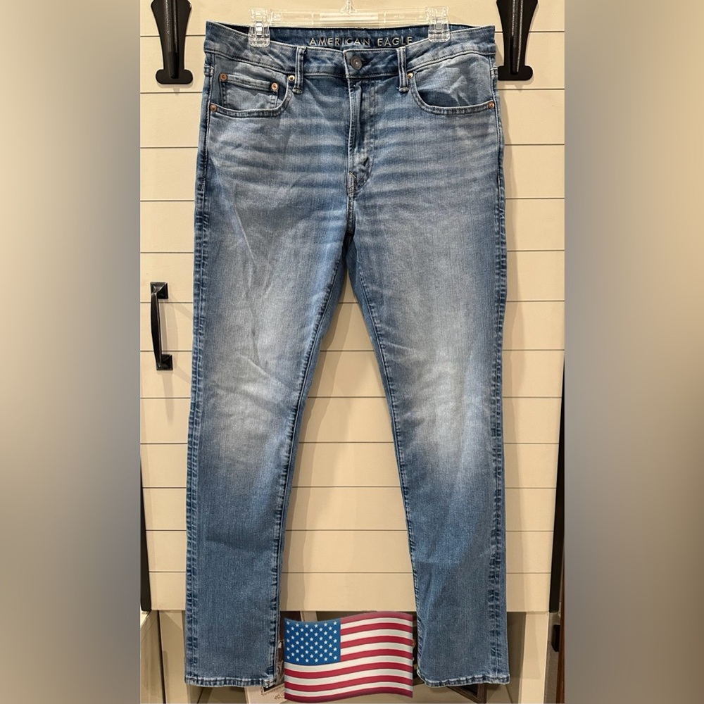 Like New American Eagle Outfitters AirFlex+ Men's Slim Jeans Size 34x34